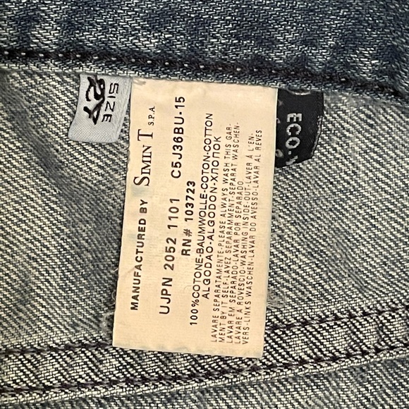 Armani Jeans Low Rise Lighter Wash Size 27 - Excellent - Picture 2 of 12